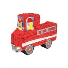 Red Fire Engine Pinata #PartyGame