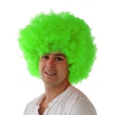Green Afro Costume Wig