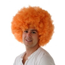 Orange Afro Costume Wig