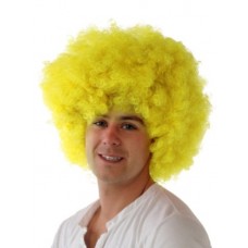 Yellow Afro Costume Wig