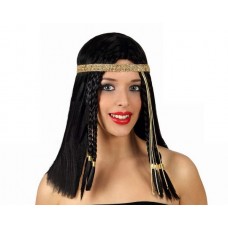Wig Egyptian Lady Black - Gold Ac