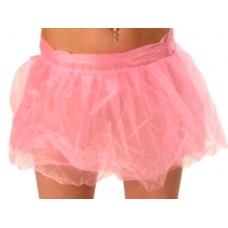 Tutu Skirt Net Wrap Round Pink