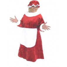 Costume Santa Mrs Professional Plush 3 P