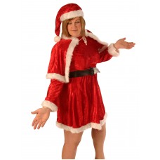 Santa Miss Velvet Red 4 Piece Dress XL