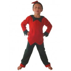 Elf Red and Green Child Suit Small