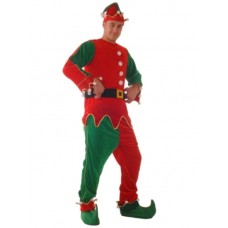 Elf Costume Velvet 4 Piece Trouser