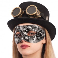 Mask Eye Steampunk Silver