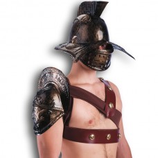 Helmet Gladiator & Shoulder Cover Bronze