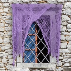 Halloween Curtain net Purple 220 x 75cm