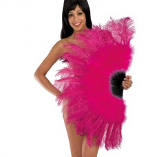 Feather Fan Ostrich 100cm Pink