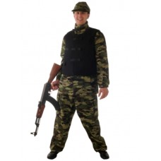 Army Soldier Camouflage Adult Costume S