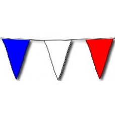Red/White/Blue Triangle bunting 15 flag