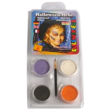 Face Pack 4 Colours Halloween Witch