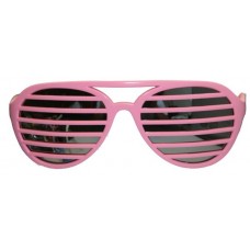 Pink Shutter Plastic Sunglasses