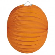 Lantern Round Orange 22cm