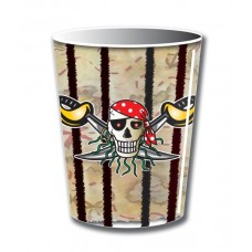 Cups Pirate Red Birthday 250ml 8 packet