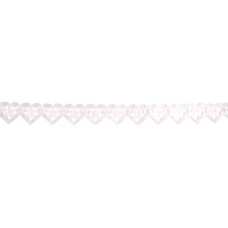 Heart Shaped Bunting 6mtr White