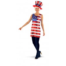 USA Sequin Dress s/m