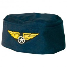 Hat Air Stewardess Cap Blue