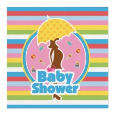 Napkins Baby Shower 25 x 25cm 20's