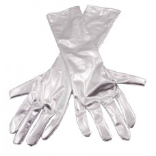 Gloves Metallic Silver