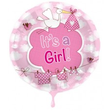 Balloon Foil  - Cloud Stork It's a Girl
