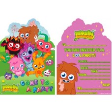 Party Invitations Card Moshi Monsters -