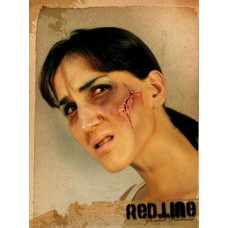 Prosthetic Wounds Red Line Cheek cut