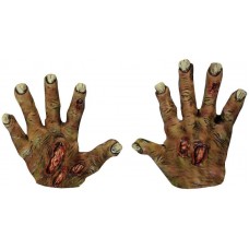 Hands Gloves Latex Zombie Undead Pair