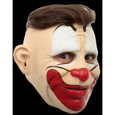 Mask Head Funny Clown use Own Hair
