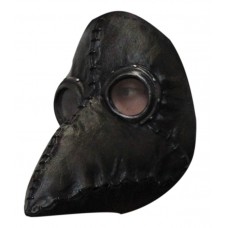 Mask Face Steampunk Plague Doctor Black