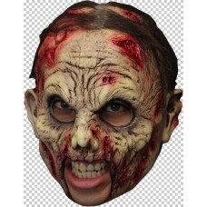 Mask Head Chin Strap Zombie Undead Delux