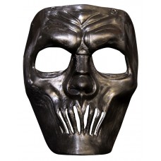 Mask Face Plastic Mouthless Black