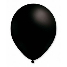 Balloon Pastel 13cm Black x1000