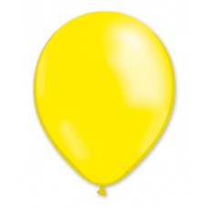 Balloon Metallic 13cm Yellow Lemon x1000
