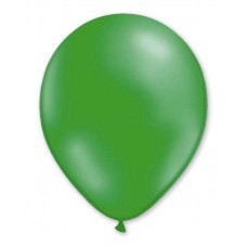 Balloon Metallic 28cm Green Dark x10s