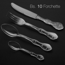 Plastic Forks 18.5cm Diamond 10's