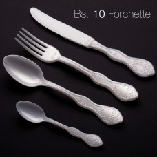 Plastic Forks 18.5cm Pearl 10's