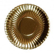 Plates Card 18cm Gold 10's