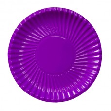 Plates Card 18cm Purple 10's