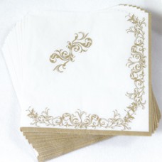 Napkins Imperial Gold 2 ply 25x25c