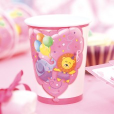 Baby Girl Party Cups Card 250cc 10's