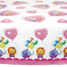 Baby Girl Party Table Cover 140 x 240cm