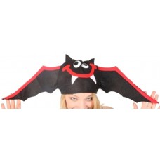 Hat Animal Flying Bat Black & Red