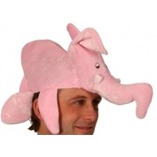 Hat Animal Pink Elephant & Trunk
