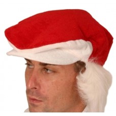 Hat Santa Peak Cap Red & White Fur Hair