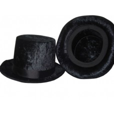 Hat Top Velvet Black one size fits all