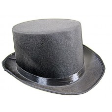 Hat Top Satin Black 59cm