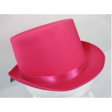 Hat Top Satin Pink 59cm
