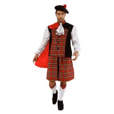 Tartan Scotsman Costume XL